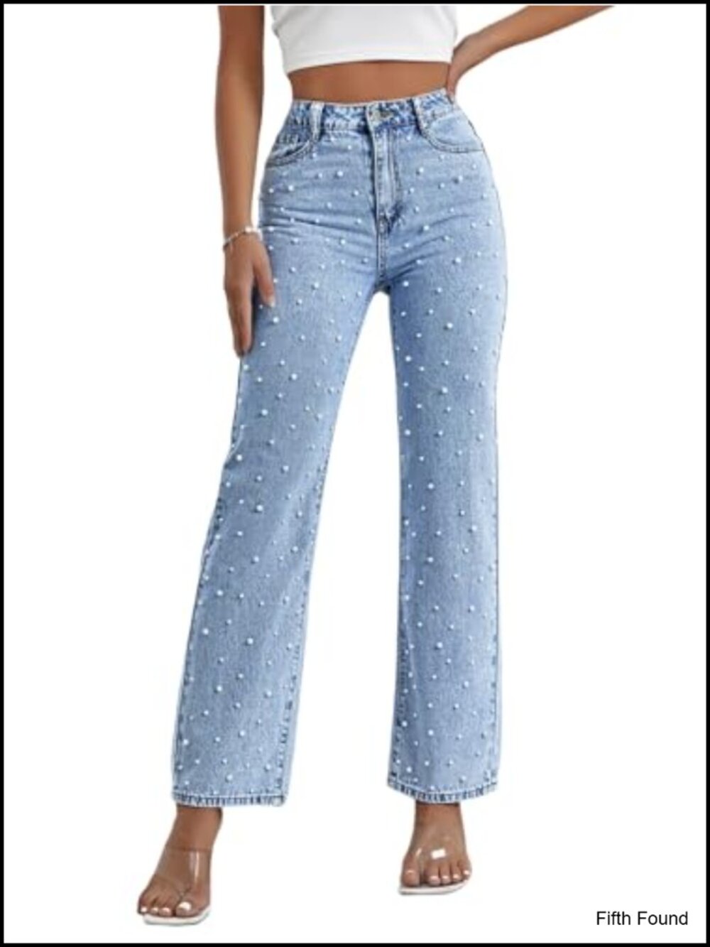 High Waisted Boyfriend Wide Straight Leg Jeans